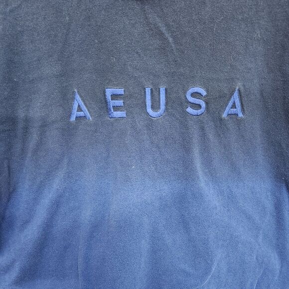 American Eagle AEUSA Embroidered Short Sleeve T-shirt Men's Large 1119 - Picture 2 of 8